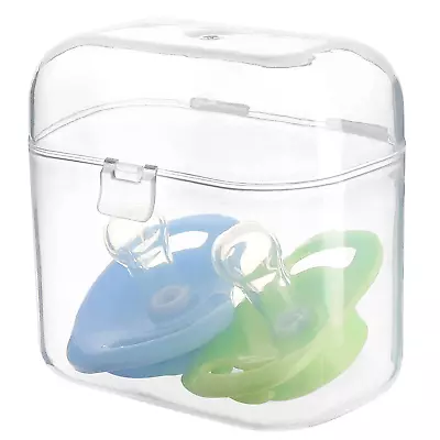 Pacifier Case Pacifier Container Can Storage 2 Pacifiers Baby Pacifier Holder  • $7.66