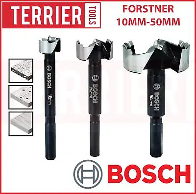 £14.65 • Buy BOSCH Forstner Hinge Hole Boring Cutter Wood Drill Bit Sizes Available 10mm-50mm