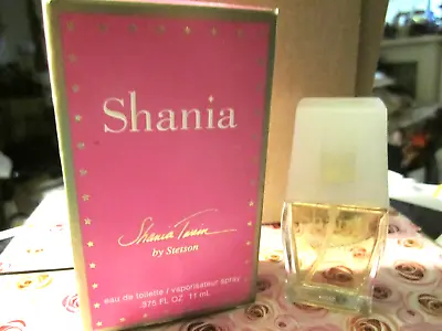 Shania Stetson 0.375 Oz  Eau De Toilette Spray Bottle New Old Stock In BOX Small • $88.88