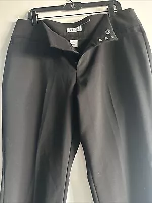 Elle  Dress Pants Women's Size 16 Stretch Black • $12