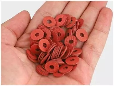 20-100Pcs Red Insulating Fiber Washer Standard Metric Flat Washers M3 5 6 NEW • $2.16