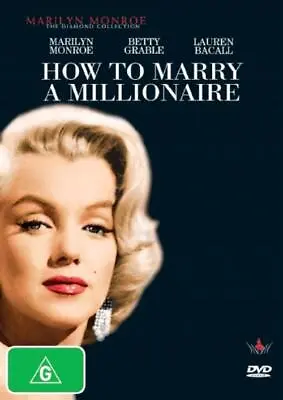 How To Marry A Millionaire  (DVD 1953) Marilyn Monroe Classic Comedy Region 4 • $10