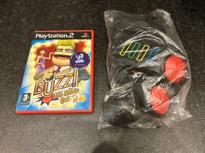£13.99 • Buy Buzz The Music Quiz + 4 Buzzers (PS2)