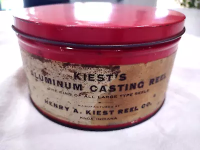Henry A. Kiest Aluminum Casting Reel & Tin With Manual.. Knox Indiana • $195