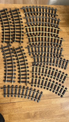 $13 • Buy Used 12 Inch Aristocraft G Scale Curved Track; 13 Pieces (full Curcle Plus One)