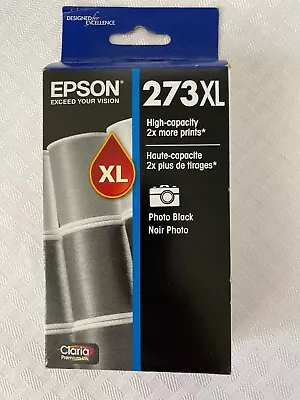 Epson T273XL120-S High Yield Black Toner  Claria 273XL  Ink Cartridge New In Box • $8.50