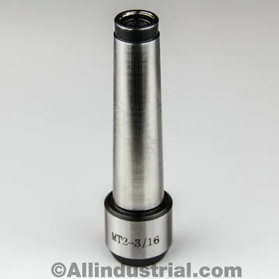 3/16  Mt2 Morse Taper End Mill Tool Holder Adapter 3/8 -16 Drawbar End 2mt • $17.99