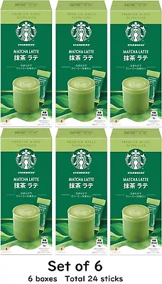 Nestle Starbucks Premium Mix Matcha Latte Stick Coffee 4 Sticks X 6 Packs Japan • $69.50