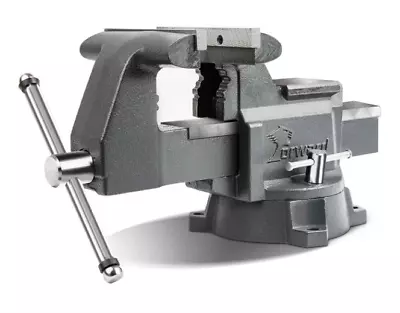 6.5  Heavy Duty Iron Swivel Base Heavy Duty Bench Vise With Anvil & Pipe Jaws • $179.89