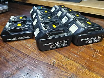 Lot Of 12 Makita 18V LXT Lithium-IonBattery BL1830&BL1815 For Parts Or Repair ⚠️ • $75