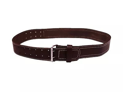 Trutuch Chocolate Leather Work Belt 2.5  | Tool Pouch Belts | Work Tool Belt • $14.99