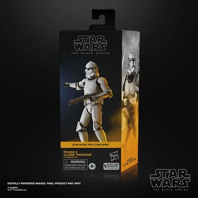 $55 • Buy Hasbro Star Wars The Black Series Phase II Clone Trooper - F7105