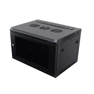 £203.52 • Buy  6U Wall Mount Rack Cabinet With Perforated Steel Door, Black By Penn Elcom
