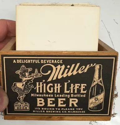 Miller High Life Mini Beer Crate • $8