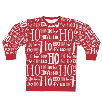 $55.92 • Buy Hohoho Laugh Joker Style Christmas Pattern Sweater - AOP Unisex Sweatshirt