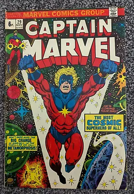 Captain Marvel 29. 1973. Featuring Thanos Eon And The Controller • £7.49