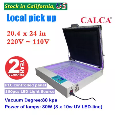 $589.38 • Buy 80W 20  X 24  Tabletop Precise Vacuum LED UV Exposure Unit For Screen Printing