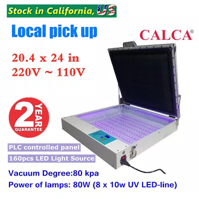 80W 20  X 24  Tabletop Precise Vacuum LED UV Exposure Unit For Screen Printing • $570