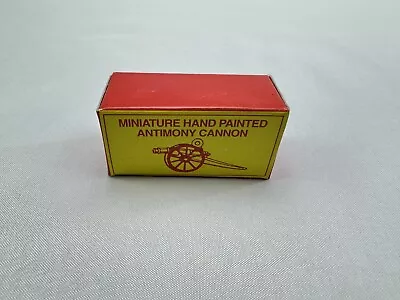 Vintage TM Miniature Hand Painted Antimony Cannon New In Box - Japan • $7.97