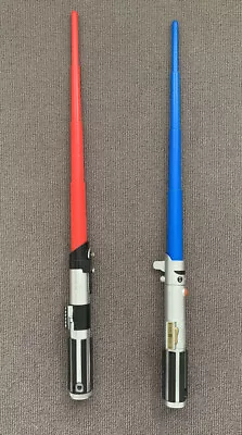 £8 • Buy Star Wars Lightsaber Extendable Light Sabers Hasbro Bundle