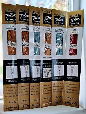 EXCELLENT TALON Vintage 14 Zippers Lot J & P Metal C&C Assorted Sizes • $14