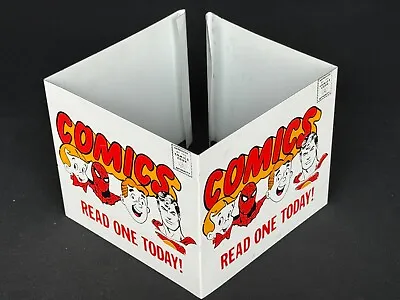 Vintage COMIC BOOK Rack 4 Sided Spinner Topper Sign SPIDERMAN/SUPERMAN/ARCHIE • $299.95