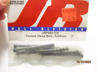 JRP980122 Metric Socket Head Bolts 3x50mm (10) By JR Helicopter • $9.49