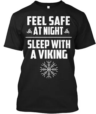 Feel Safe At Night Sleep With A Viking T-Shirt Made In The USA Size S To 5XL • $20.79