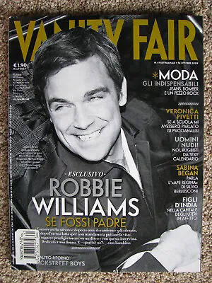 $29.99 • Buy ITALY Vanity Fair Magazine Robbie Williams Backstreet Boys Nick Cave Kobe Bryant