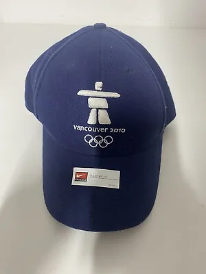 Nike Hat Vancouver 2010 Olympics Blue Cap New With Tags Rare In UK • £33.99
