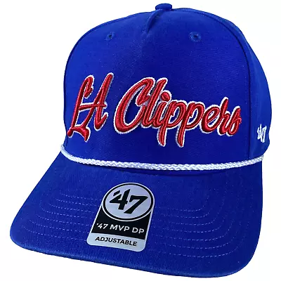 '47 Los Angeles Clippers Hat MVP DP Vintage Replica Script Adj Snapback NEW Cap! • $29.97