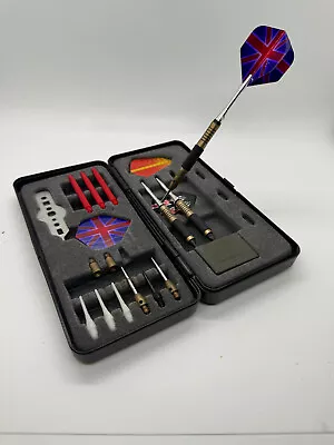 Professional Steel Tip Darts-/19g SET With Case And Replacements • $25