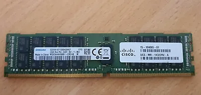 M393A4K40BB1-CRC4Q Samsung 32GB PC4 DDR4-2400MHz Registered ECC CL17 288-P • $33