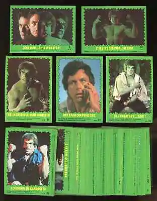 1979 Topps The Incredible HULK Complete 88 Card Set ~ NM-MT  ((BEAUTY!!)) Marvel • $28.99