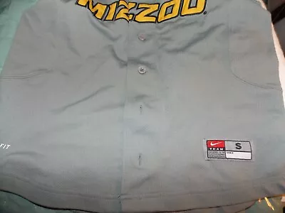 Missouri  Mizzou  Tiger's Gray Nike Baseball Jersey Size Child/Kids Small • $9