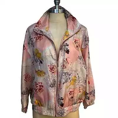 Vintage Violin Silk Jacket Size Medium 80's • $35