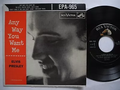 ELVIS PRESLEY Any Way You Want Me + 3 EP 45 7  1956 US EPA 965 VG(+)/VG+ • $19.90