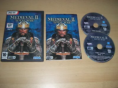 MEDIEVAL II TOTAL WAR Pc DVD Rom MTW 2 - Original Version - Fast Dispatch • £4.25