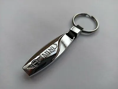 £4.24 • Buy ✅mini Cooper Keyring ✅chrome Key Chain Fob Gift Metal Droplet✅ One S Jcw