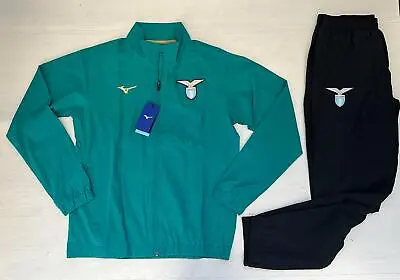 7462/2 Mizuno Ss Lazio Tracksuit Travel Suit Jacket+Pants 2023/2024 • $190.88