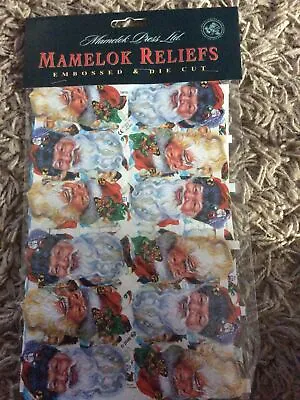 New Still Sealed Mamelok Scrap Reliefs Embossed & Die Cut Assorted Christmas • £2