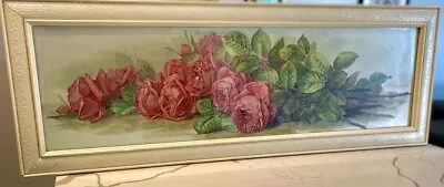 Paul De Longpre Floral Framed Art Print 1896 • $150