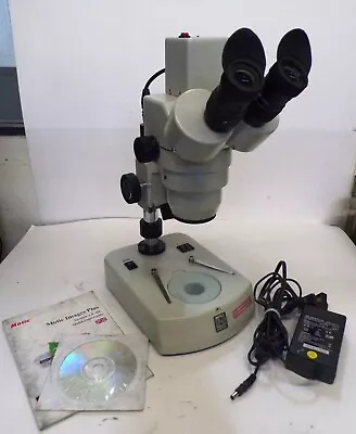 National Digital Microscope Dc3-420t Ntsc W/ Ac Adapter And Motic Images Plus  • $500