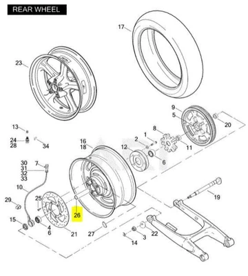$5 • Buy NOS Genuine Harley 2008-2017 V-rod SLEEVE BEARING 43704-08