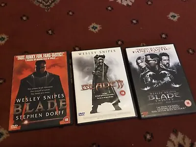 Blade Trilogy Dvd Collection 1-2 And Trinity Marvel Joblot  • £1.99