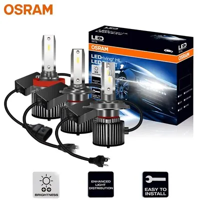 OSRAM LEDriving H1 H4 H7 H11 HB3 HB4 HIR2 LED Car Headlight 12V 6000K Auto Lamps • $48.06
