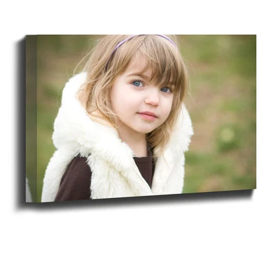 £19.99 • Buy Personalised Your Own Photo On Canvas Print Framed A1 A2 A3 A4 Ready To Hang 