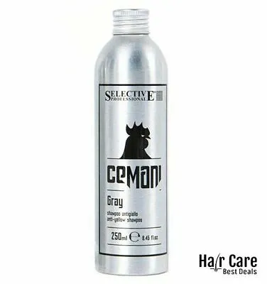 SELECTIVE PROFESSIONAL CEMANI Gray Anti -Yellow Hair Shampoo-250ml • £28.55