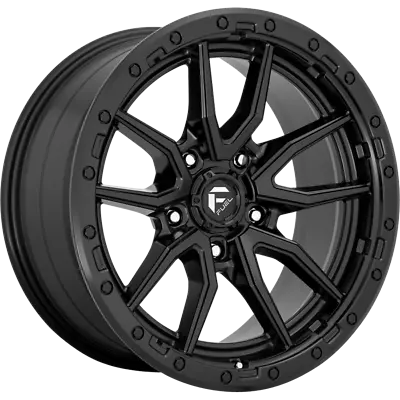 4 X NEW 18  FUEL REBEL WHEELS BLACK SATIN 5X150 Fits LANDCRUISER 200 SERIES • $1699.99