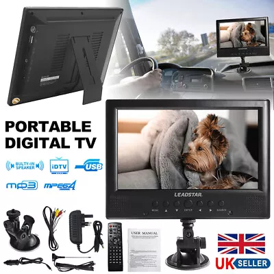 Portable TV Freeview HD Digital Television Player For Motorhome Caravan Boat • £67.44